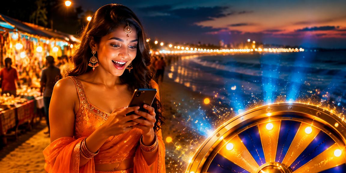 Mobile user placing bets on 8108 platform in India